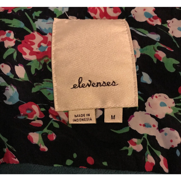 Anthropologie Elevenses Eldora Draped Blue Jacket - Size Medium - Picture 6 of 11